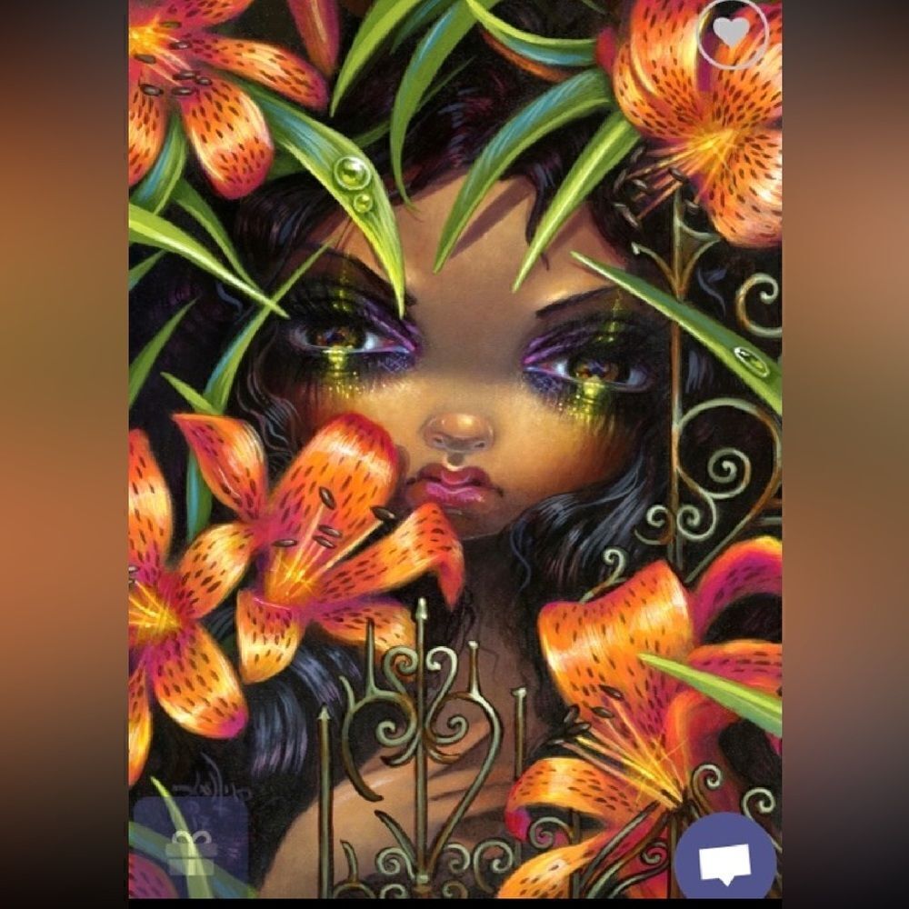 The Language of Flowers 5 by Jasmine Beckett Griffith diamond painting kit!